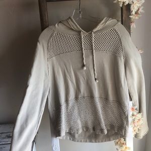 Ripcurl light weight beige hoodie